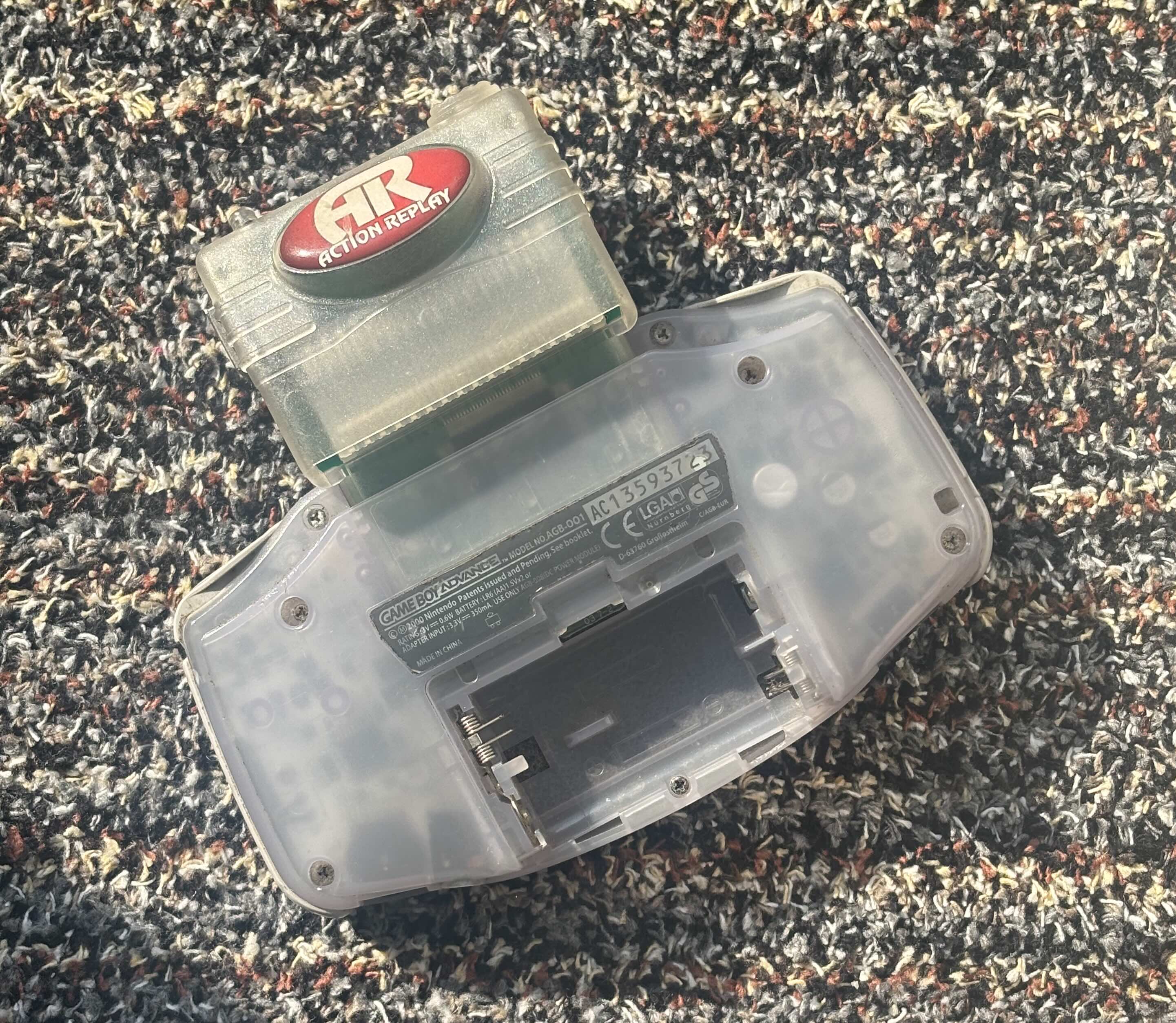 Car Boot GBA Back