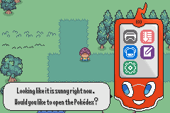 Rotom Phone Start Menu in Action